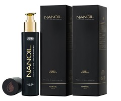 Hair care with hair oil Nanoil
